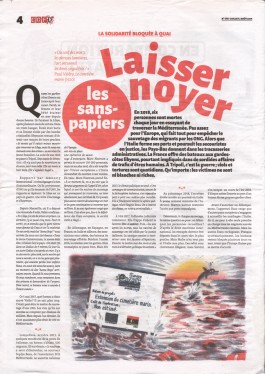 Laissez noyer les sans-papier 